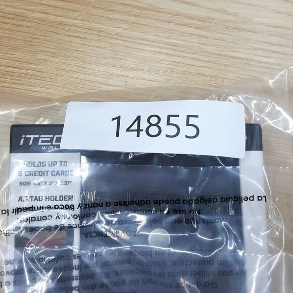 iTECH Mens Bifold Wallet Pebble Leather Money Clip RFID $50 - Picture 8 of 8